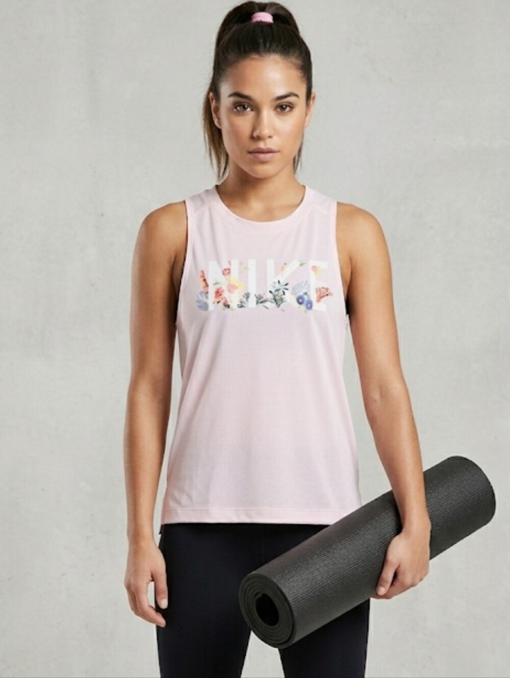 Nike Women's Light Pink Short Sleeve Running Tee